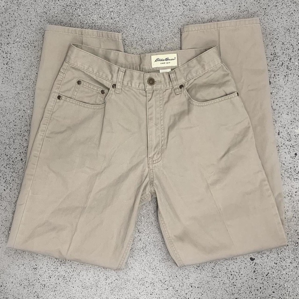 Eddie Bauer Beige High Waisted Pants